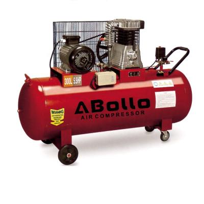 China 2090 itlay type lubricated air compressor head with 300L capacity big belt portable air compressor for sale