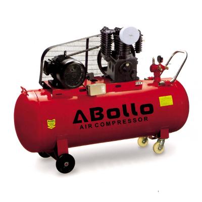 China 4KW/5.5HP 55/105mm Cylinder Lubricated Air Compressor with 300L Belt Portable Air Compressor for sale