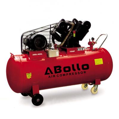 China V/W Lubricated Type 7.5KW/10HP Portable Air Compressor With 300/500/1000L Belt Air Compressor for sale