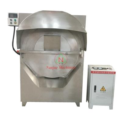 China Electro Magnetic Roasting Sunflower Seeds Almond Peanut Roasting Machine Price for sale