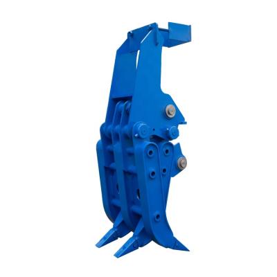 China Factory Price Deluxe Hydraulic Rotating Grapple Excavator Wooden Grapple Log Grapple Stone Grapple for sale