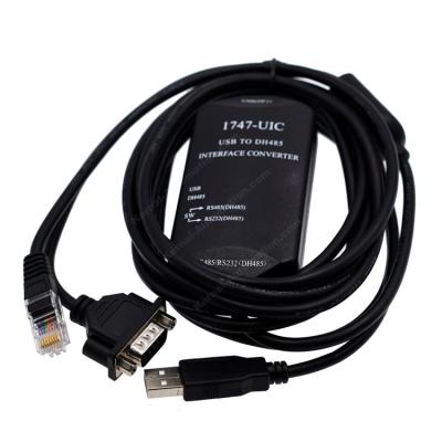 China Automation PLC Connection 2.5m USB Interface Adapter For A-B SLC5 01 02 03 05 Series Communication Cable PLC With 1747-UIC Flag for sale