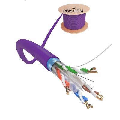 China Cat 6 FUTP 305M Box 23Awg Lan Indoor 1000Ft Cat6 23Awgx4p CAT6 FUTP Cable (Fca) Factory OEM Instalion Stp for sale