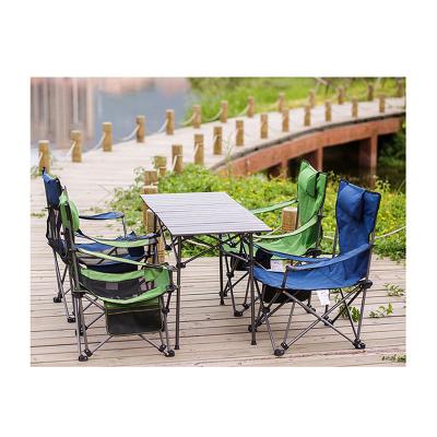 China Large Rectangle Folding Outdoor Folding Table Supplies Camping BBQ Picnic Table Portable Self Driving Travel Small Dining Table for sale