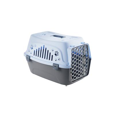 China Portable Supplies Cat Dog Rabbit Pet Air Box Pet Cage Breathable Portable Storage Small Pet Cage for sale