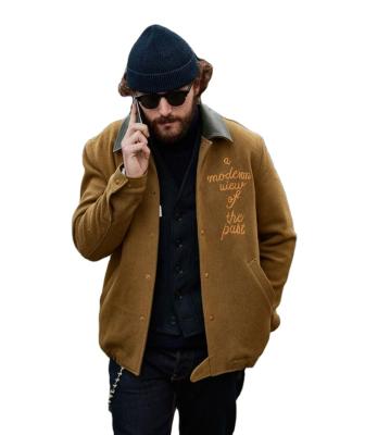 China Breathable single breasted jacket 10905-SE9 for men letter pattern 2021 new style sehe fashion for sale