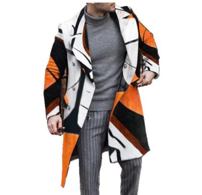 China Geometric Style 10905-SE14 Men's Long Sleeve Business Sehe Fashion Coat Breathable Full Sleeve for sale