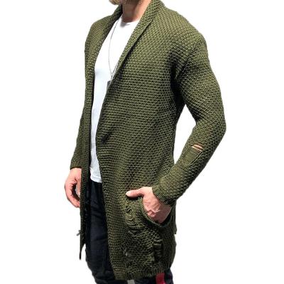 China 10708-SE43 2021 winter casual long sleeve breathable plus size mens cardigan sweater sehe fashion for sale