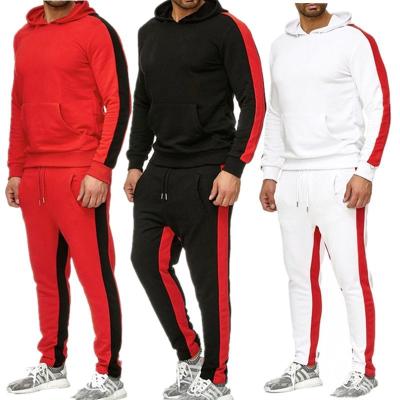 China 10701-SE49 breathable outdoor sport wear two piece sweatpants set men sehe fashion for sale