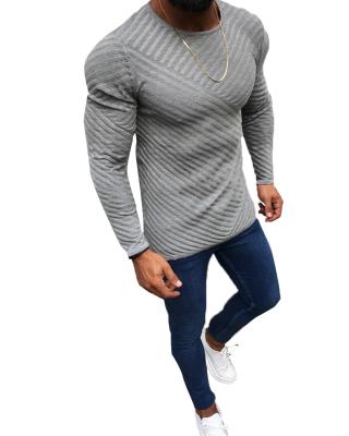 China 10708-SE20 breathable long sleeve casual 4 colors plus size 2021 autumn sehe fashion mens sweaters o-neck for sale