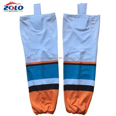 China With Hook And Loop Wholesale Custom Sublimated Polyester Camouflage Blank Ice Hockey Socks for sale