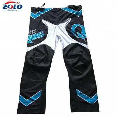 China Cheap custom shell new design sublimation printing ice hockey pants quick dry for sale