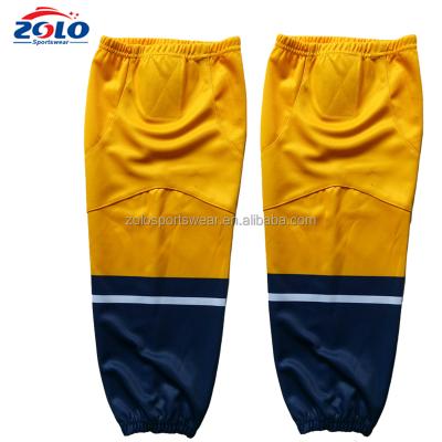 China Cheap Quick Dry Customized Sublimation Ice Hockey Skate Striped Socks for sale