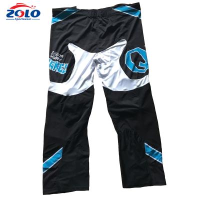 China Breathable Custom Classic Sublimation Printing Adult Inline Hockey Pants for sale