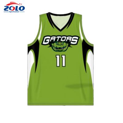 China Antibacterial Professional Sublimated Custom Reversible Basketball Tank Tops for sale