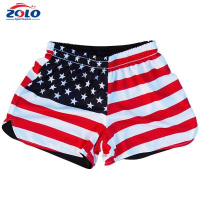 China Breathable Cheap Customized Sublimation Lacrosse Uniforms , Girls Lacrosse Shorts for sale