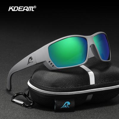 China 2021 KDEAM Square Newcomer Rectangle Sport Polarized Men Sunglasses Shape Square Sun Glasses KD706 for sale