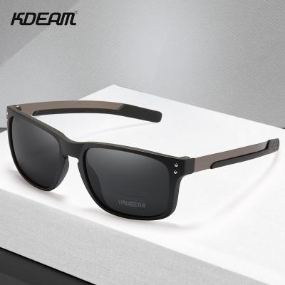 China Fashion High End Stainless Polarized Luxury Trending Custom Sun Glasses Mens Shades TR90 Sunglasses KDEAM Sunglasses for sale