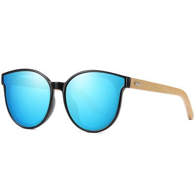 China 2019 Cute Eyewear Sunglasses KDEAM Dropship Fashion Cat Eye Women Sun CE Oversize Bamboo Glass For Men Polarized UV400 for sale