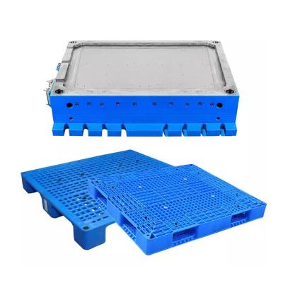 China Heavy Duty Double Faced Deck Plastic Pallets Reversible Flat Solid Plastic Pallet for sale