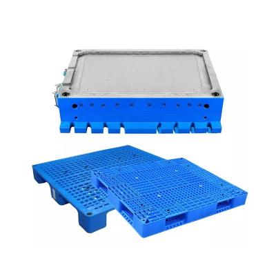 China 1200*800mm Latest Product 1200*800mm High Quality 4 Way Flat Blue Of HDPE Pallet Nine Feet Plastic Pallet Plastic Pallet for sale