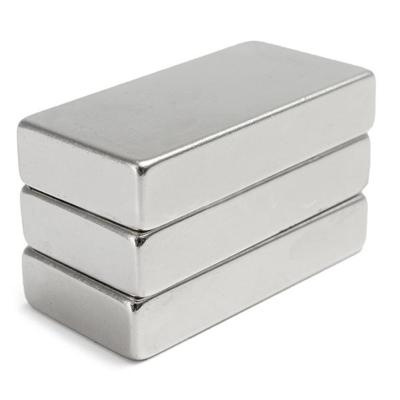 China Large Industrial Magnet Rare Earth Neodymium N52 Bar Block Magnet 100 x 50 x 20mm for sale