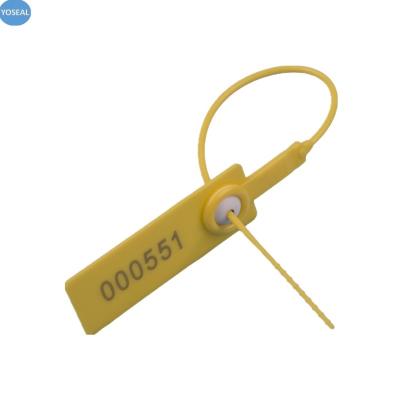 China Disposable ATM Lock Pull Tight Plastic Security Indicative Seal For Shoe / Bag / Luggage / Airport for sale