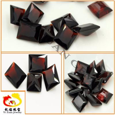 China Natural princess place dark color good game or fire hessonite price of a garnet stone for sale