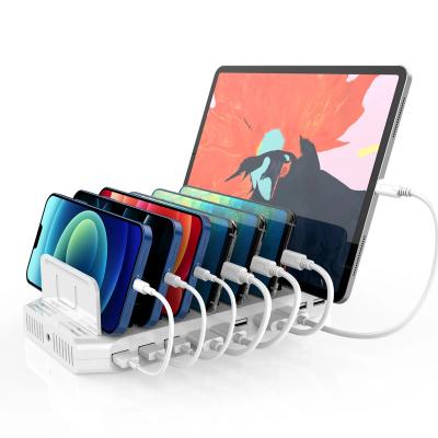 China Tablet New Arrival 10 USB Mobile Phone Charging Station Multiple USB Charger Station With QC 3.0 for sale