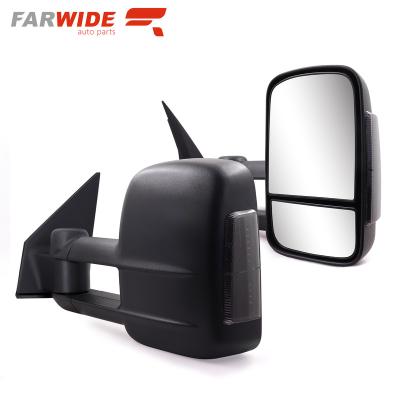 China ABS+glass FARWIDE Electric Turn Signal Towing Side Mirror For Toyota Landcruiser LC200 200 Series 2007 - 2021 for sale