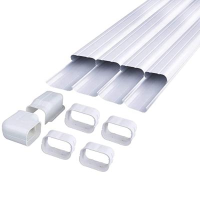 China Hot Selling Australia Home HAVC Plastic Duct Air Conditioner Lineset Pipe Cover Kits PVC AC Duct Set for sale