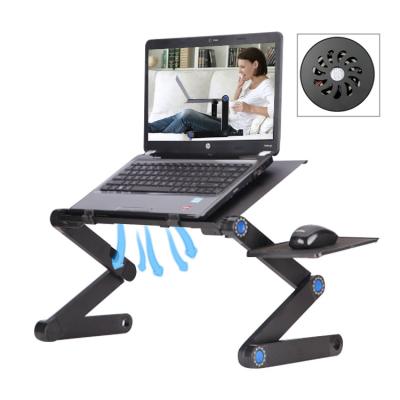 China Ergonomic Adjustable Laptop Desk USA (Height) Laptop Stand Adjustable Foldable Desk Table Can Standing for sale