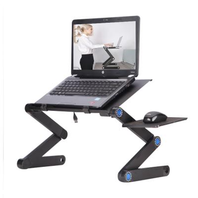 China Laptop Stand Foldable Portable Folding Cooling Desk (Size) Adjustable Multi-Function Portable Laptop Table On Bed for sale