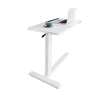 China (Height) One Leg Electric Telescopic Beam Adjustable Height Adjustable Desk And Coffee Table White Table For School for sale