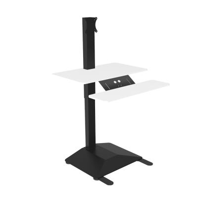 China Hot Selling Modern Adjustable Home Office One Leg Electric Height(Height)Adjustable Sit To Standing Desk for sale