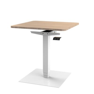 China (Height)Adjustable Electric Adjustable Height One Foot Table Electric Office Conference Table Lifting View With A Motor for sale