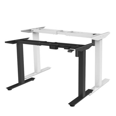 China Ergonomic Metal Desk Motorized Custom Computer Lifting Height Adjustable Electric Adjustable Table For Office for sale