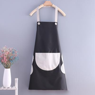 China Wholesale Custom Polyester Chef Cooking Aprons For Cafe Restaurants Kitchen Cleaning Waterproof Apron Photo Embroidered Logo Cotton for sale