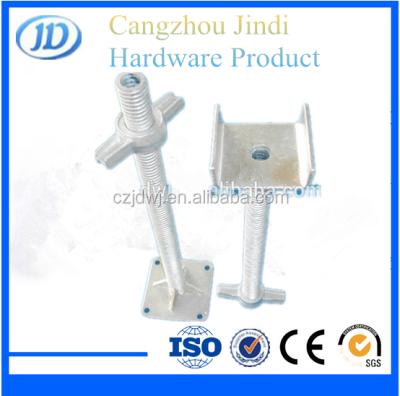 China Q345 Construction Materials Scaffolding U Head Base Adjustable Jack for sale