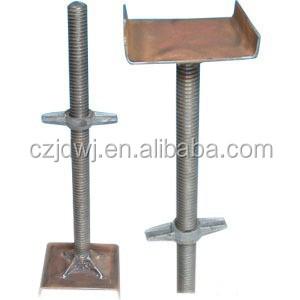 China Q235/U Adjustable Formwork Screw Base Jack Head 600mm / 400mm for sale