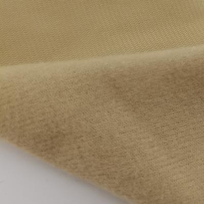 China 100% Polyester Stock Knit Brushed Sueded Brushed Loop Pile Knitted Velvet Fabric For Lining, Backpacks for sale