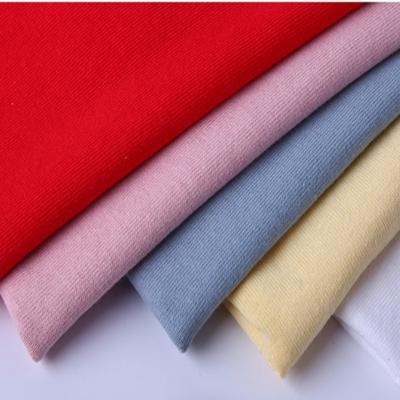 China Sustainable Plain 100%Cotton Jersey Knit T Shirt Fabric For Kids Clothing for sale