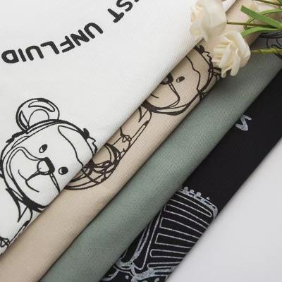 China Cotton Twill Fabric Waterproof Bear Printed Fabric Suitable For Shoes And Hats for sale