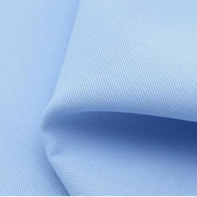 China Shrink-resistant fine tc twill fabric woven shirting fabric for sale