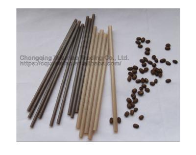 China Disposable Straw 100% Neutral Biodegradable Natural Carbon Straw Disposable Coffee Grounds Straw for sale