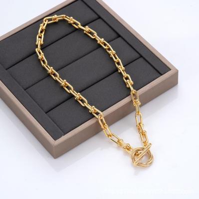 China Boho Trendy Multilayer Cross Choker Chain Metal Gold Pendant Necklace For Women for sale