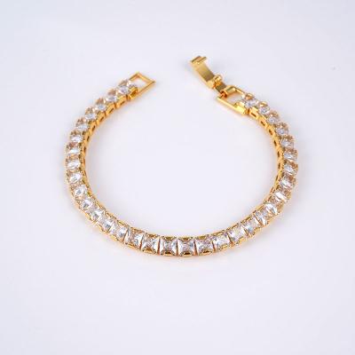 China TRENDY america hiphop diamond bracelet for women date party diamond bracelet jewelry for sale