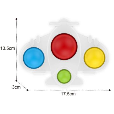 China Huanger Educational Colorful 3d Baby's First Toys Sensory Silicone Silicone Flipping Board Baby Toys HE0143/HE0144/HE0145/HE0146/HE0191/HE0192 for sale