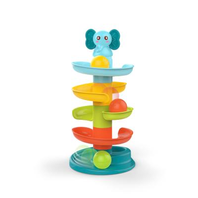 China Plastic Go Ball Tower with Rattle Balls Toy for Baby and Toddler Learning Tower, Drop and Go Ramp Toys 3+ for sale