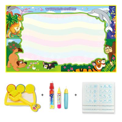 China Paper 2021 Other Education Toys Coloring Water Drawing For Kids Aqua Magic Pad Water Doodle Mat Gift Toy for sale